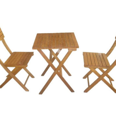 Sklopiva baštenska garnitura Sto sa dve stolice 0190421