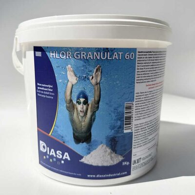 Hlor granule 60% Sredstvo za dezinfekciju vode u bazenima 020499 5kg