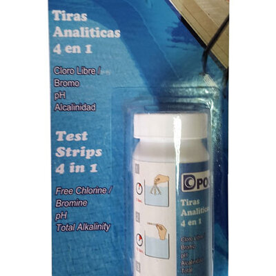 Test trake za merenje nivoa hlora, pH vrednosti i alkalnosti vode u bazenima 022011