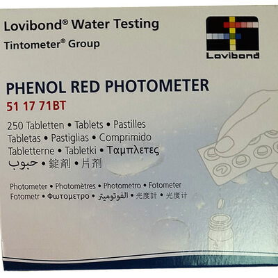 Tester tablete za testiranje pH vrednosti vode u bazenima 020140