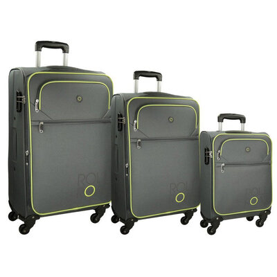 Movom Koferi za putovanja 55cm 68cm 79cm Chelsea Roll Road Grey 50.294.63