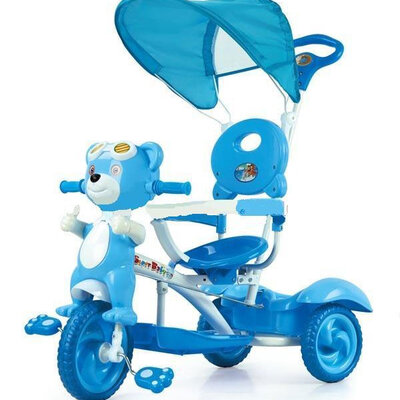 Dečiji tricikl Guralica sa tendom Meda plava 290080