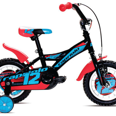 Dečiji bicikl Capriolo Mustang 12 crno plavo 917105-12