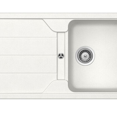 Granitna sudopera Formhaus D-100S Bela