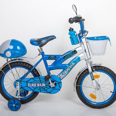 Dečiji bicikl sa pomoćnim točkićima BMX 12 plava