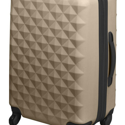 Putni Kofer Sa 4 Točka Tvrdi zlatni 57cm (0288357