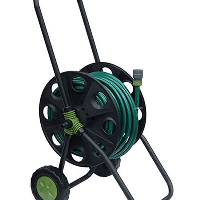 Prenosiva motalica za baštensko crevo sa točkićima 402