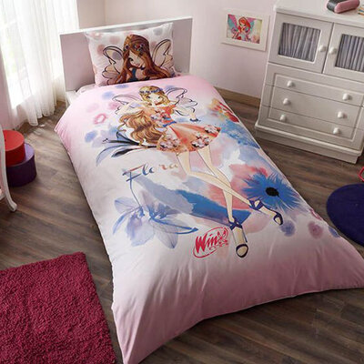 Dečija posteljina Winx Flora Watercolour