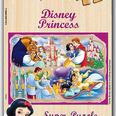 Drveni Puzzle Disney Princeze ED13323