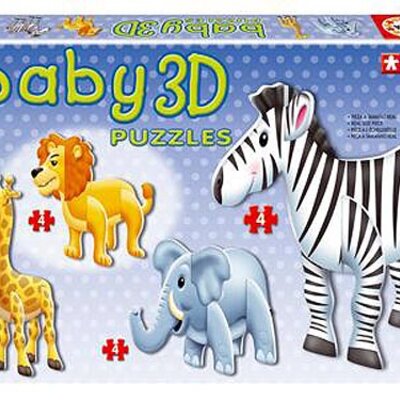 Drveni Puzzle 3D Divlje Životinje ED13920