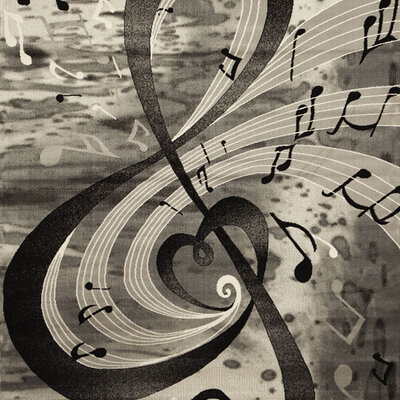 Tepih Ekol Popart P 001 Black Grey 160x230 cm