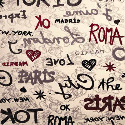 Tepih Ekol Popart P 015 Anthracite White 160x230 cm