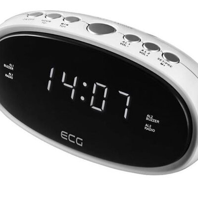 Radio Budilnik ECG RB 010 White