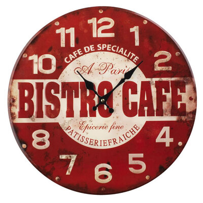 Zidni sat Bistro Cafe 40cm