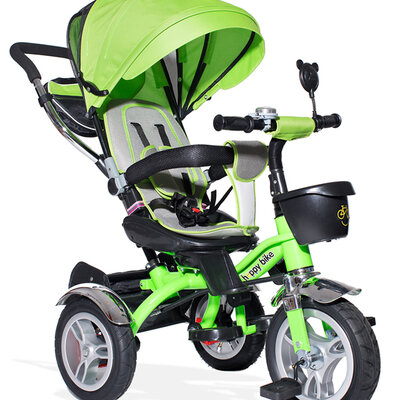 Multifunkcionalan tricikl prilagodljiv uzrastu deteta Playtime AM 408 zeleni