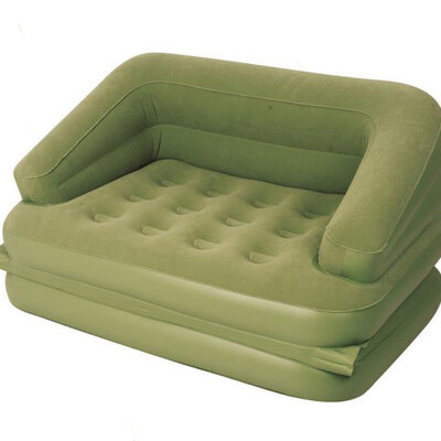 Rasklopivi Dvosed Na Naduvavanje Sa Ugrađenom Pumpom - 5 u 1 Zeleni