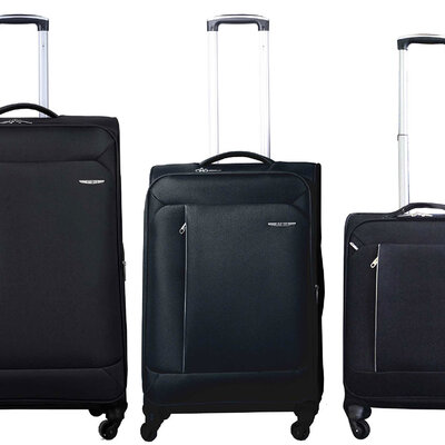 Mali, Srednji i Veliki Kofer Sa 4 Točka Enova Granada Black 506140