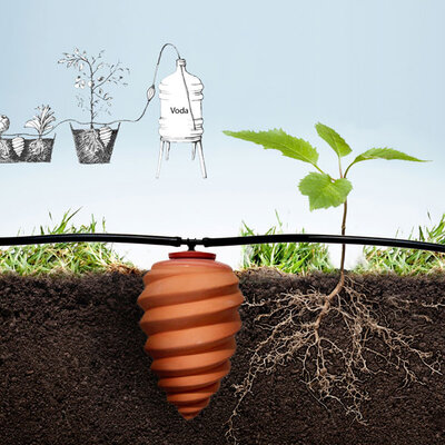 Zalivka Sistem za kapilarno zalivanje šest biljaka u kući ili bašti