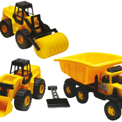 Set bager, valjak i kamion Triple Construction 1217 33106