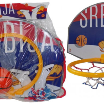 Dečiji set koš i lopta Srbija 1552 33108