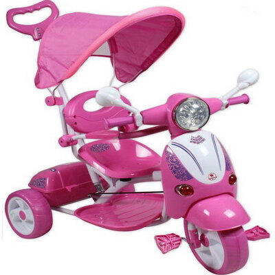Dečiji tricikl u obliku Vespe 410 pink