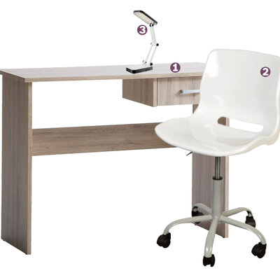 Komplet za radnu sobu - radni sto - stolica i led lampa