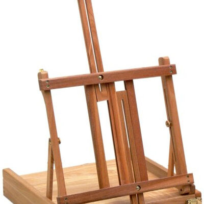 Štafelaj i Kofer - Slikarski Stalak Od Bresta