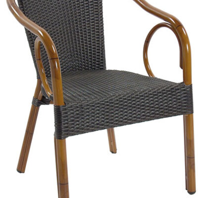 Baštenska stolica Royal 7 dark bamboo moka