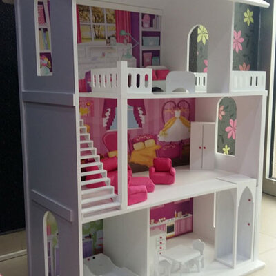 Velika kućica za lutke sa nameštajem Neva 110cm