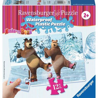 Ravensburger puzzle 12 delova - Masa I medved klizaju 05606