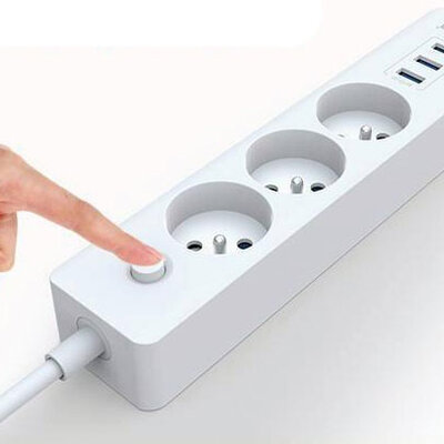 Produžni kabl Siyoteam LDNIO 3 šuko 3 USB 2500W 1.8m 028414