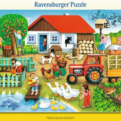 Ravensburger puzzle 15 delova - Šta gde staviti 06020