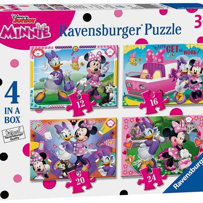 Ravensburger Puzzle 4u1 - Minnie Happy Helpers 06909