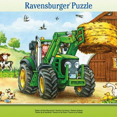 Ravensburger puzzle 15 delova - Traktor na ranču 06044