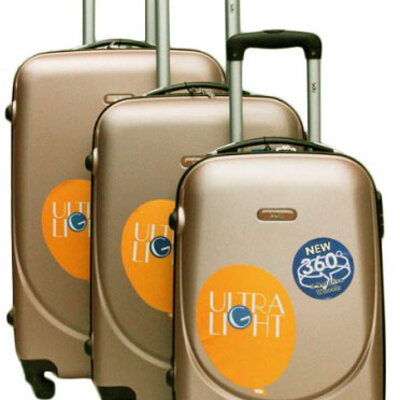 Tvrdi Koferi - Komplet Od 3 Komada - Monaco - iPhone Zlatna