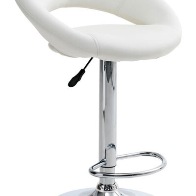 Barska stolica Roswell veštačka koža bela