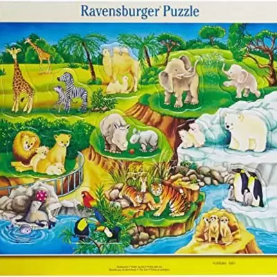 Ravensburger puzzle 14 delova - Životinje u zoo vrtu 06052
