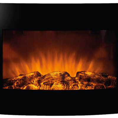 Zidni električni kamin sa daljinskim upravljačem 2kW FKK06