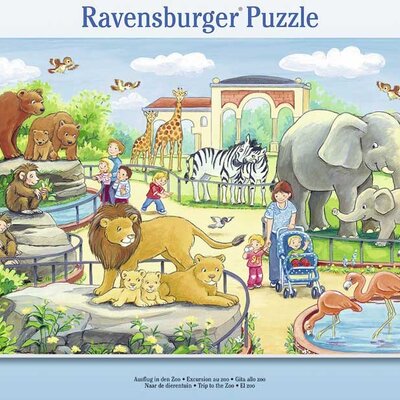 Ravensburger puzzle 15 delova - Životinje u zoo vrtu, 06116