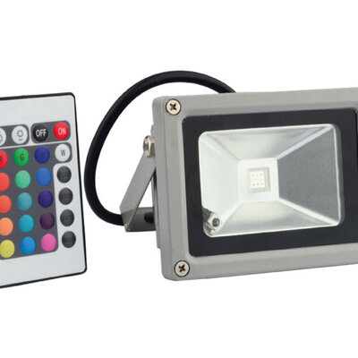 RGB LED reflektor 10W LRF093RGB-10