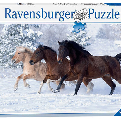 Ravensburger Puzzle 500 delova - Gallop in the Snow 14140