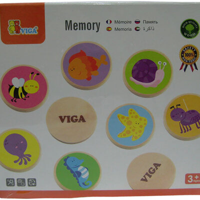 Edukativna Igračka Drveni Memory