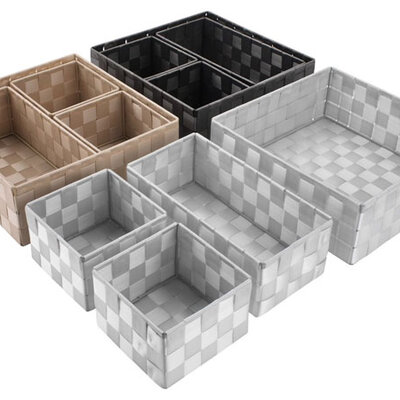 Set četiri korpe crne boje