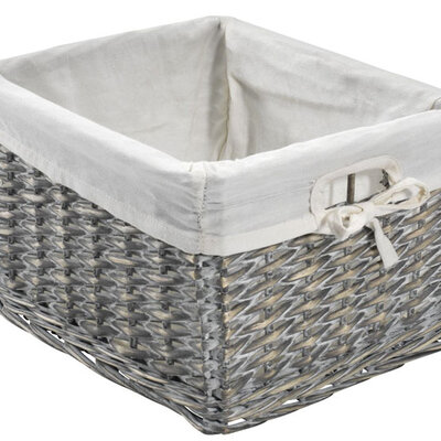 Korpa od vrbovog pruća Siva