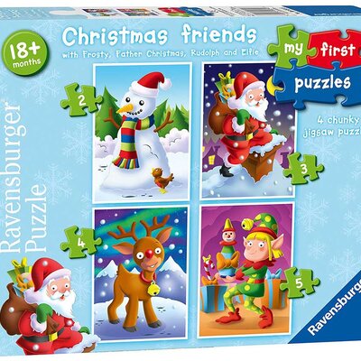 Ravensburger puzzle 14 delova - 4 u 1 Nova godina 06854