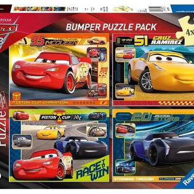 Ravensburger puzzle 4x42 delova -  Cars Piston cup 06890