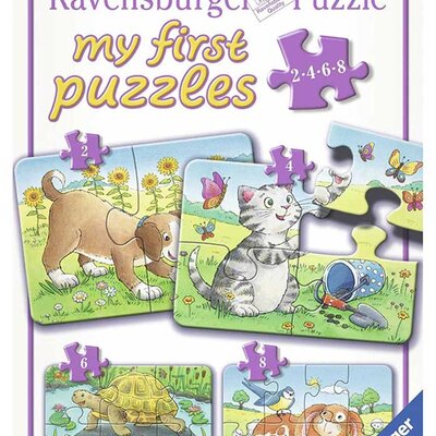Ravensburger puzzle 20 delova  -  4 u 1, ljubimci 06951