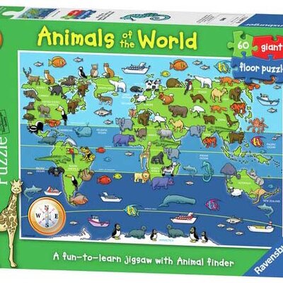 Ravensburger puzzle 60 delova - Životinje sveta 07072