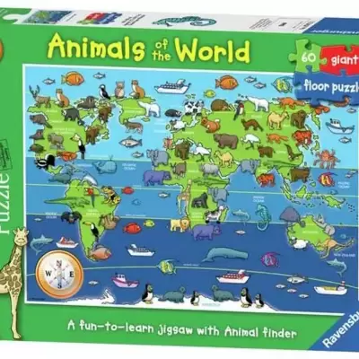 Ravensburger puzzle 60 delova - Životinje sveta 07072