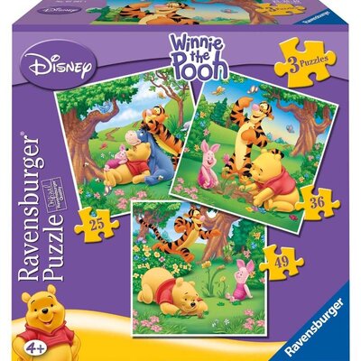 Ravensburger puzzle 110 delova - 3u1 Winnie the Pooh 07207